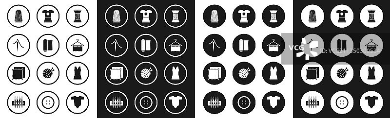 线轴和纺织面料卷图片素材