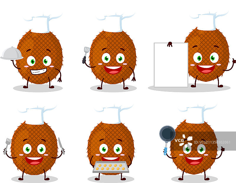 卡通沙叻厨师形象图片素材