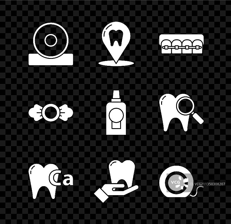 耳鼻喉科头部反射镜牙科图片素材