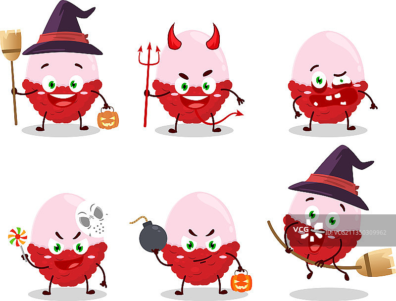 万圣节卡通表情图片素材
