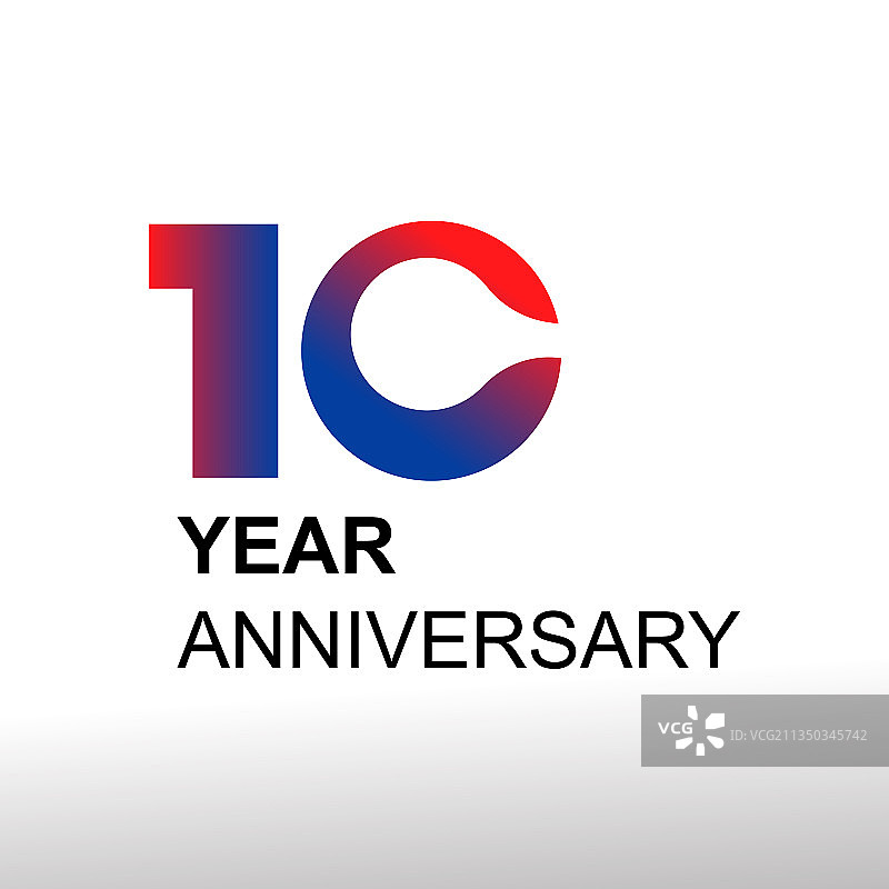 10周年纪念模板设计图片素材