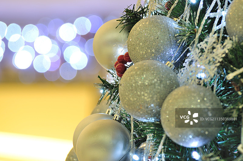 圣诞夜色图片素材