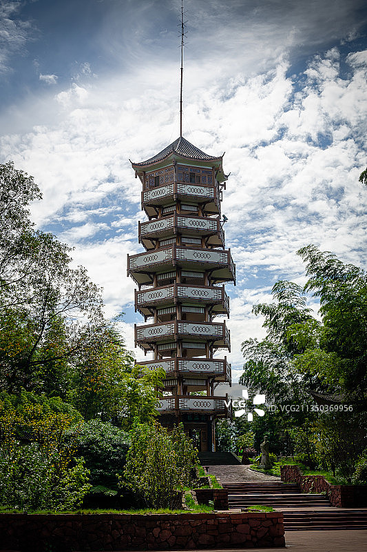 蜀南竹海·望海楼图片素材