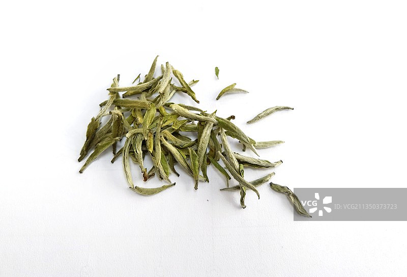 福鼎顶级白茶，白毫银针图片素材