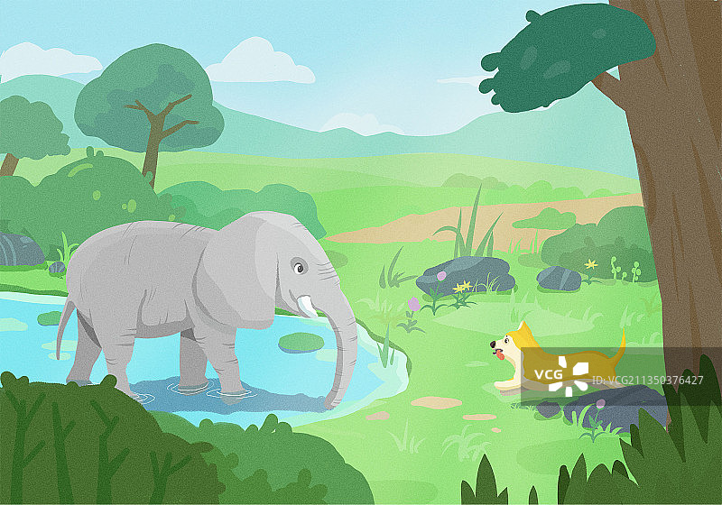 动物插画图片素材