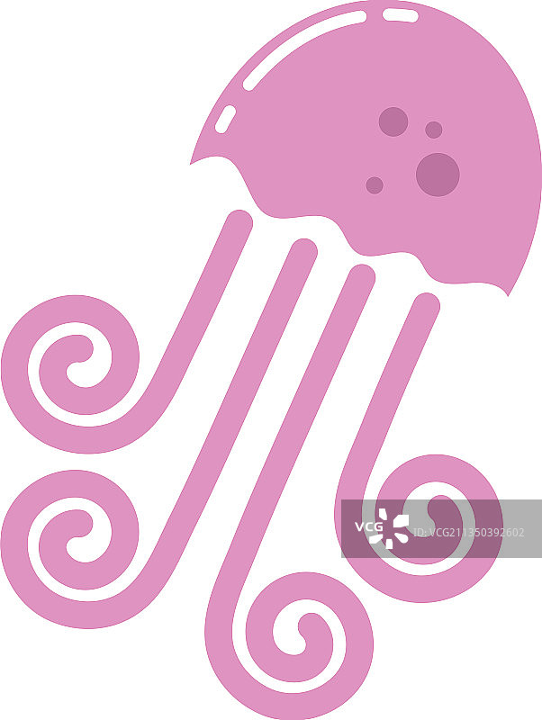 水母图标设计图片素材