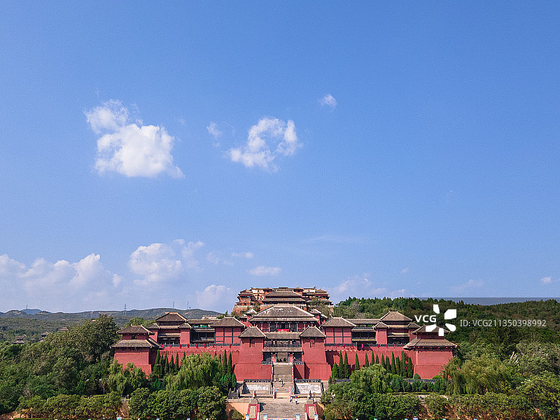 河南省焦作市影视城古代建筑图片素材