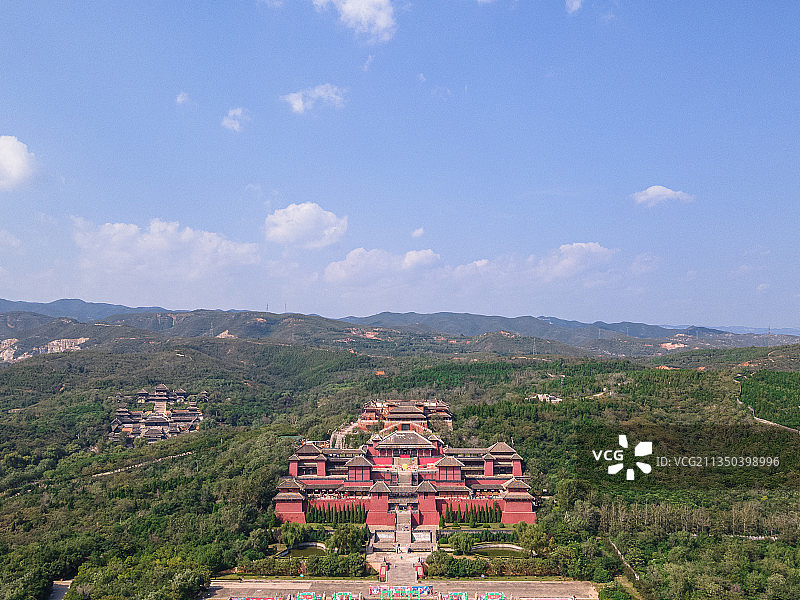 河南省焦作市影视城古代建筑图片素材