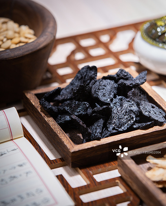 熟地黄图片素材