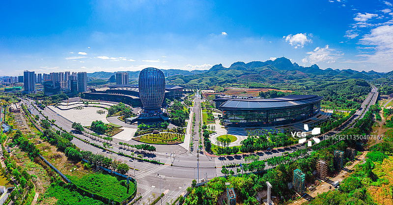 柳州市柳东新区会展中心新柳大道图片素材