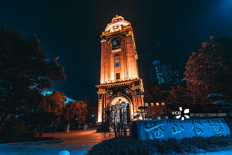 重庆万州西山钟楼图片素材