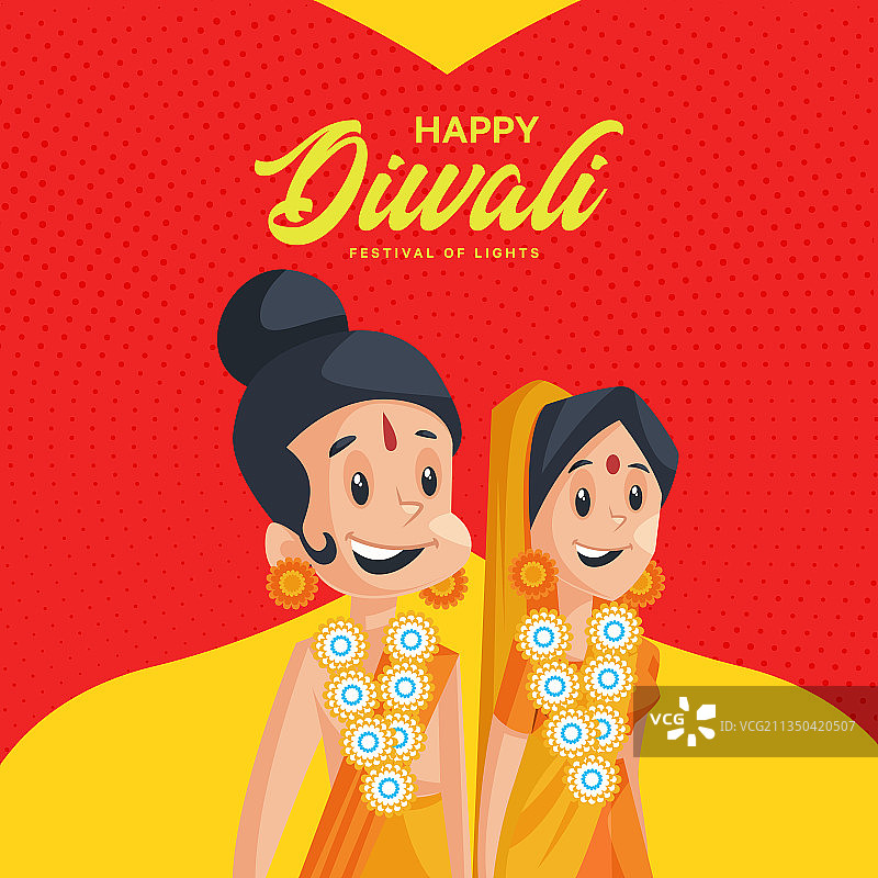 印度排灯节快乐banner设计图片素材