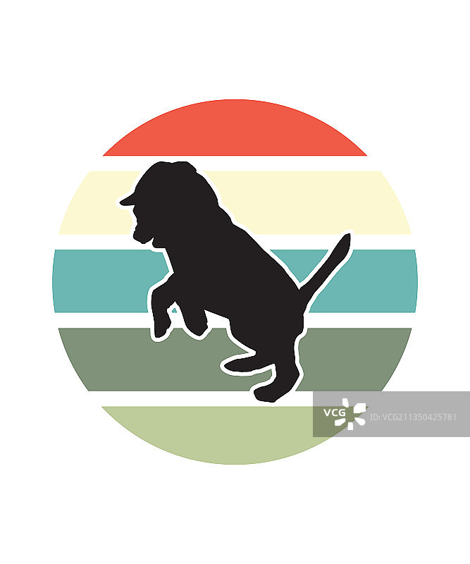 复古日落拳击设计模板图片素材