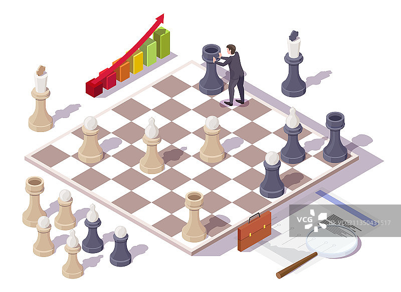 商人下棋图片素材
