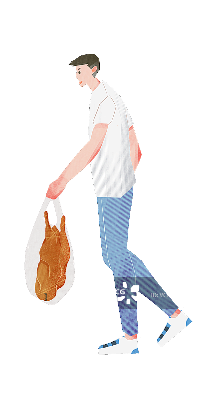 购买北京烤鸭插画元素图片素材