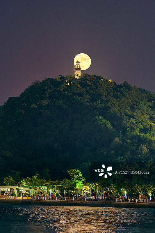 沈家门鲁家峙中秋月图片素材