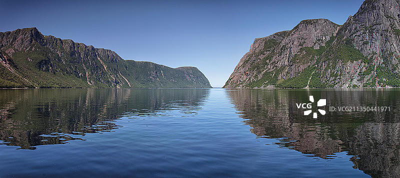 加拿大纽芬兰和拉布拉多湖光山色美景图片素材