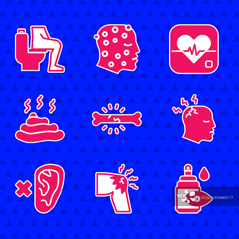 骨骼疼痛关节痛膝盖滴眼液瓶图片素材