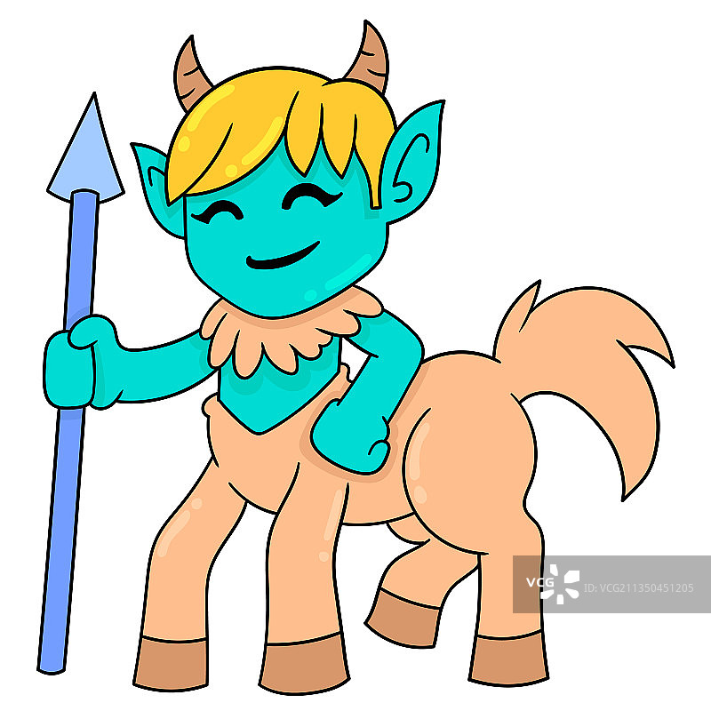 半人马怪物半马战士战争涂鸦图片素材