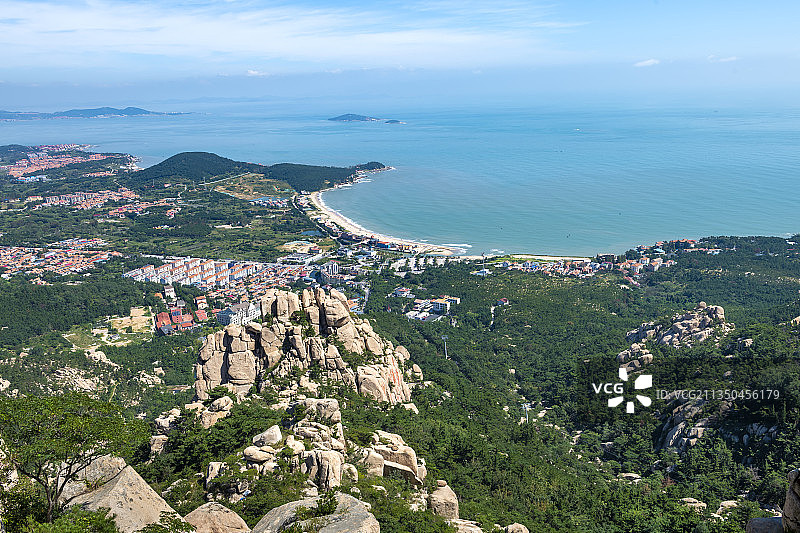 山东青岛-崂山仰口景区图片素材