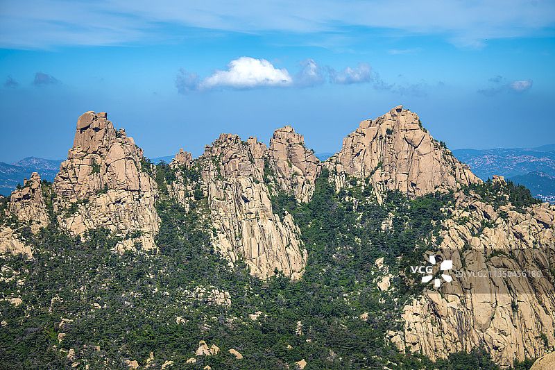 山东青岛-崂山仰口景区图片素材