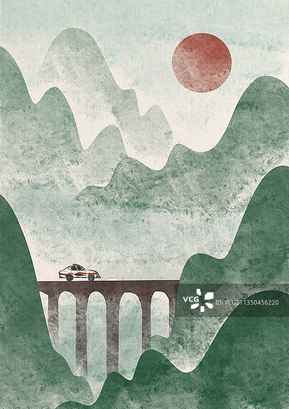 在路上图片素材