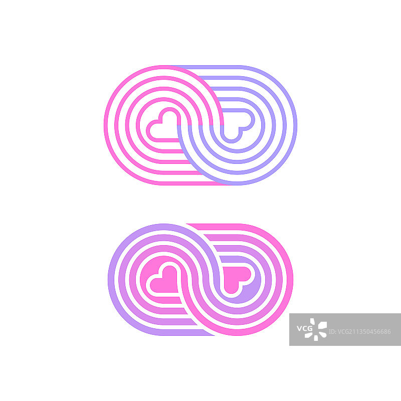 用于印刷或应用程序的现代简约logo图片素材