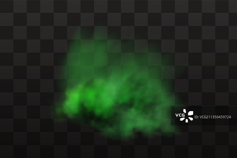 绿色恶臭气味烟雾或有毒气体图片素材