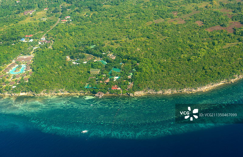 菲律宾薄荷岛海岸线图片素材