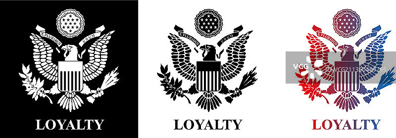 美国国玺之鹰图片素材