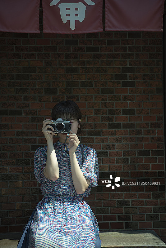 复古风格小镇街景图片素材