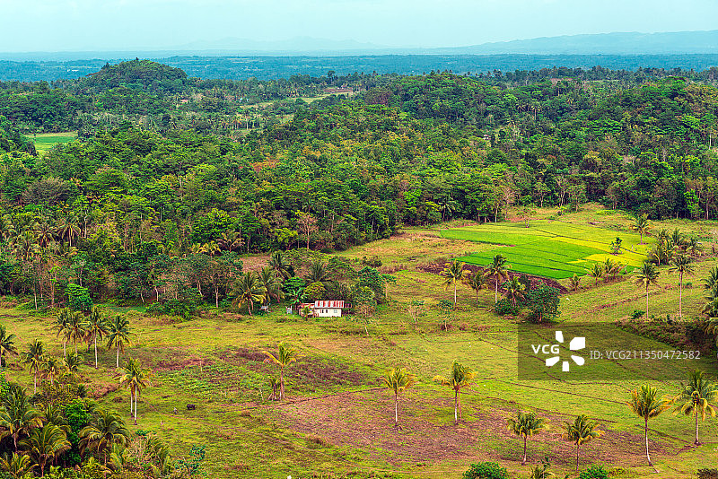 菲律宾薄荷岛田园风光图片素材