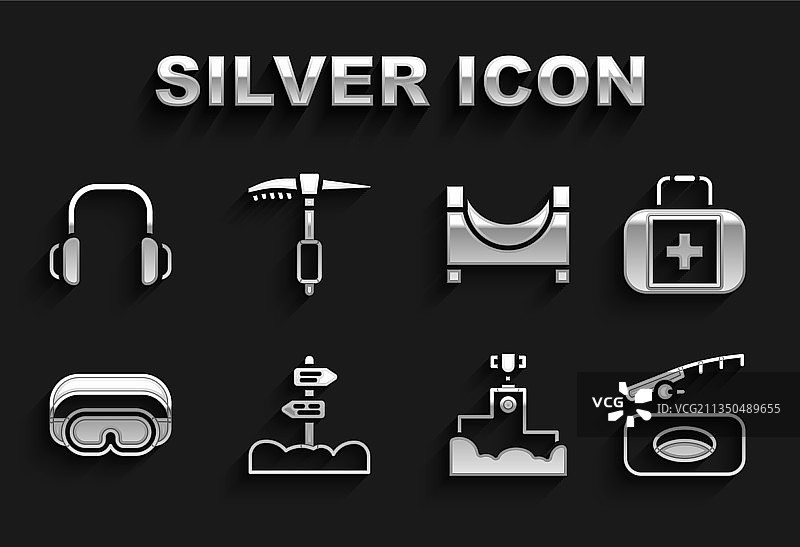 道路交通标志牌，急救箱冬季图片素材