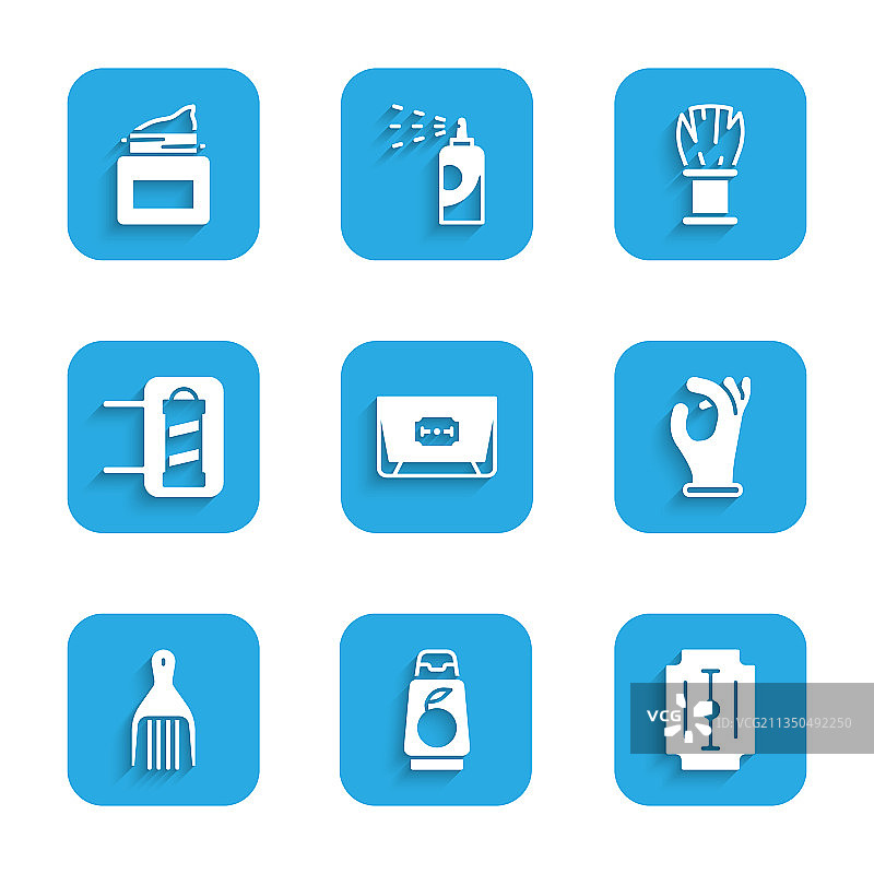 刀片剃须刀、洗发水瓶和医用橡胶图片素材