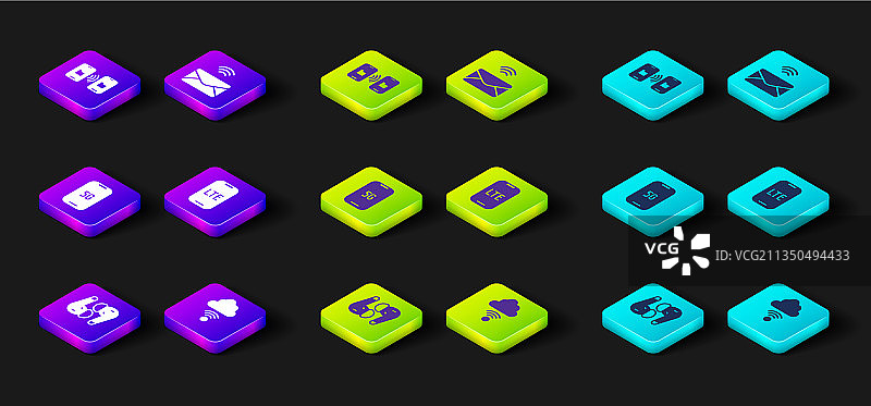 无线耳机网络云连接图片素材