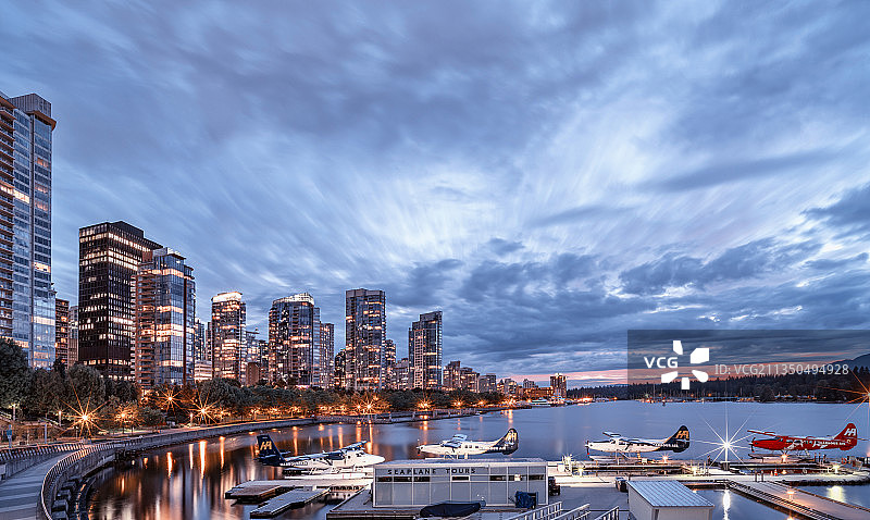 温哥华港水上机场图片素材