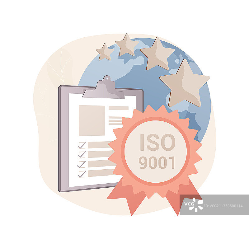 质量控制抽象概念标准图片素材