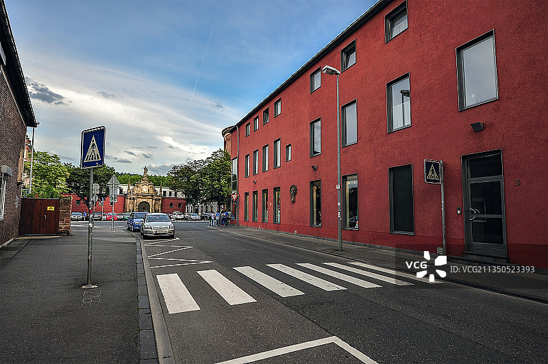 德国特里尔市区街景图片素材