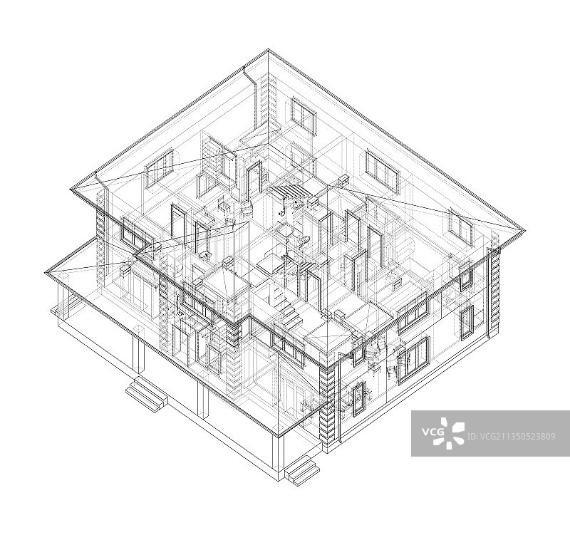住宅楼 technical 图纸图片素材