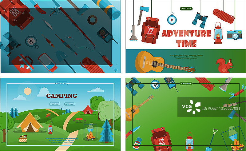 露营探险大合集图片素材