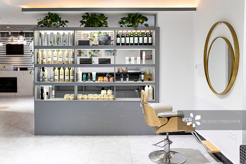 理发店剪头发座位图片素材