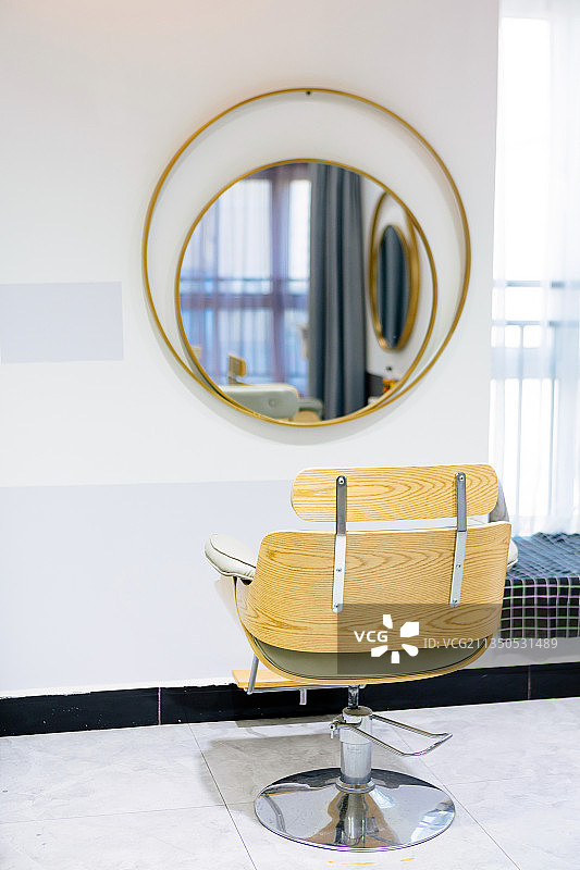 理发店剪头发座位图片素材