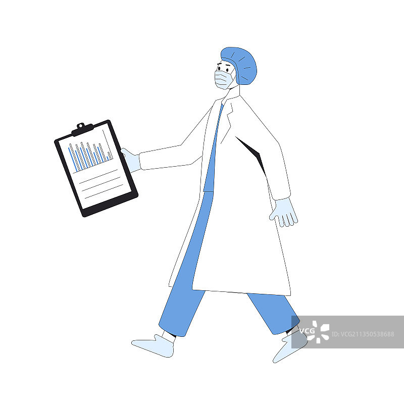 年轻的生物技术科学家男性角色图片素材