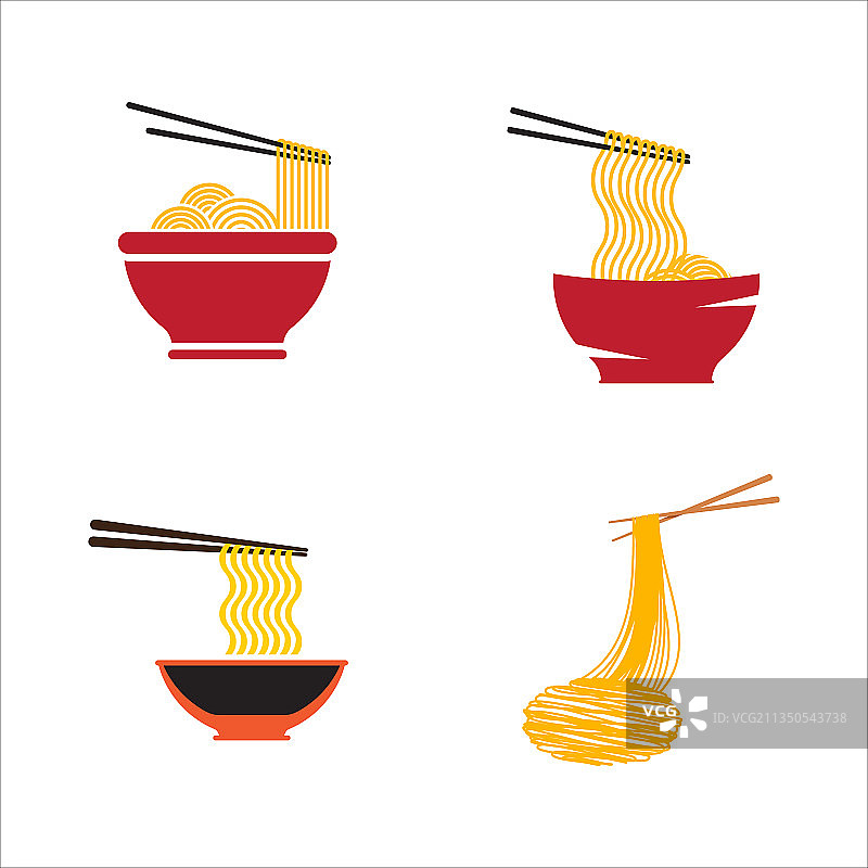 面条食物标志符号图片素材