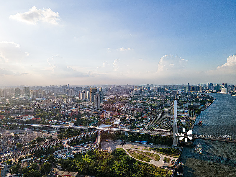 广州鹤洞大桥图片素材