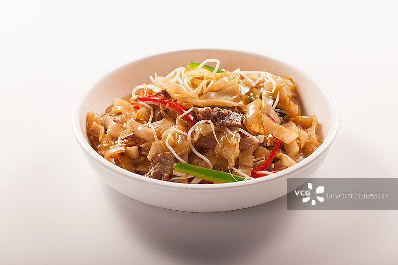 干炒牛河图片素材