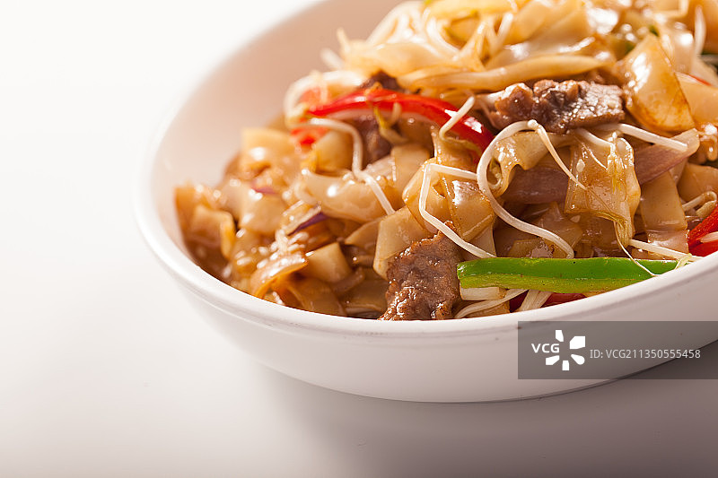 干炒牛河图片素材