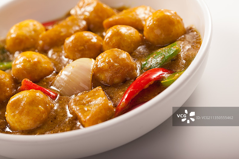 咖喱鱼蛋图片素材