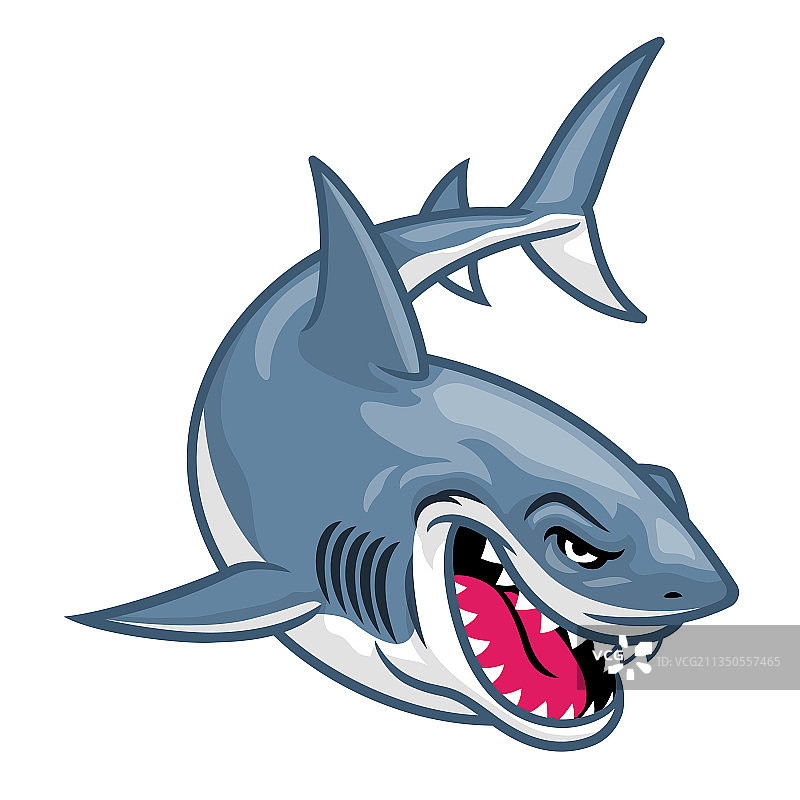 卡通大白鲨图片素材