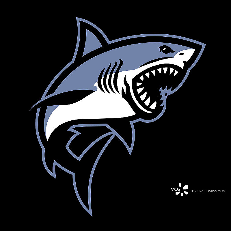 大白鲨吉祥物图片素材
